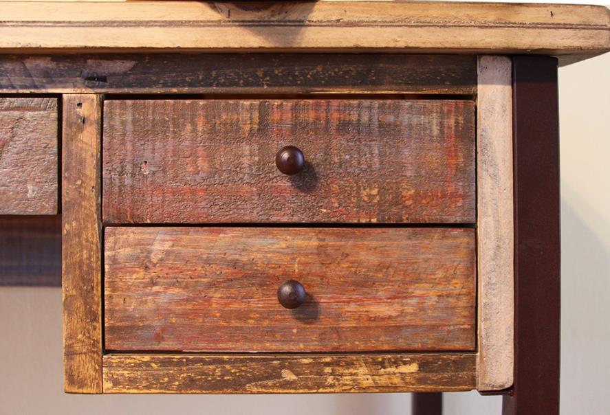 International Furniture Direct 900 Antique IFD967DESK Antique